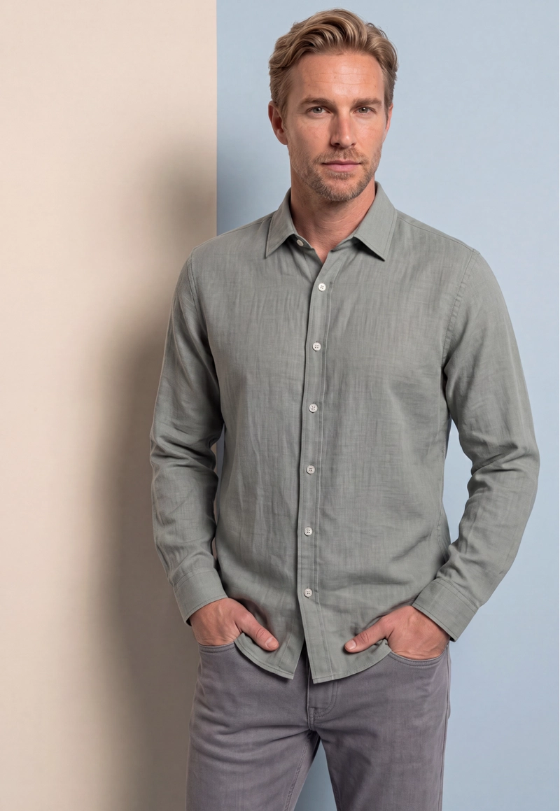 CAMISA SEILLANS SAGE - 5