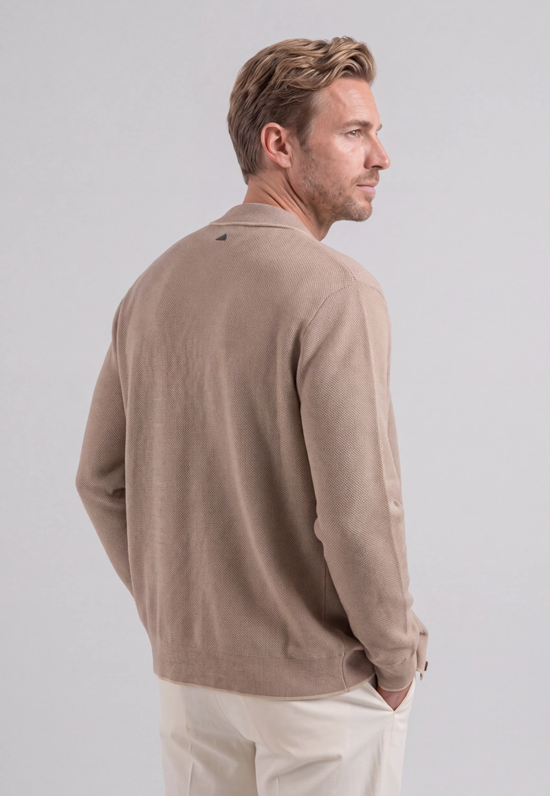 CARDIGAN RODEZ TAUPE - 3