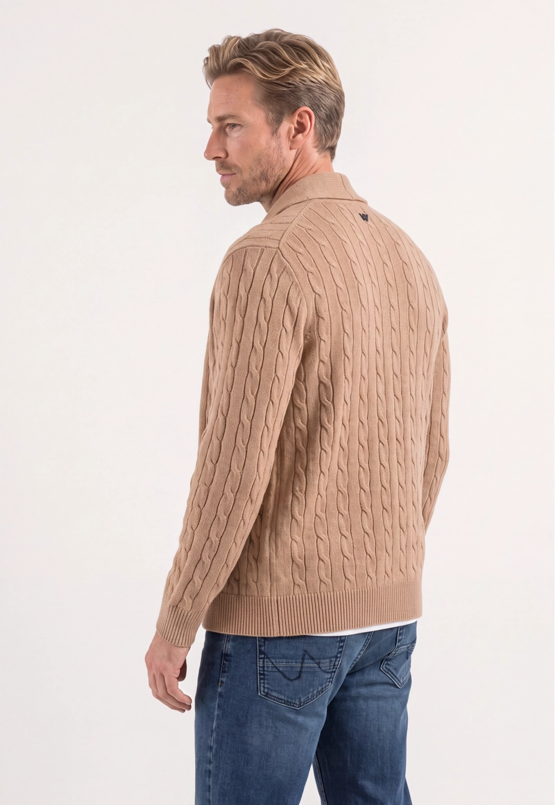 CARDIGAN CLUNY TAUPE - 3