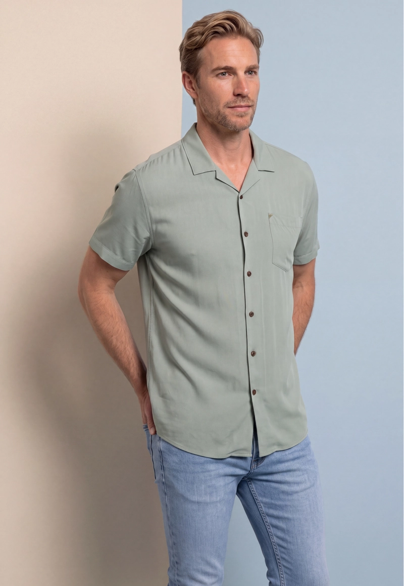 CAMISA KNOWSLEY SAGE - 5