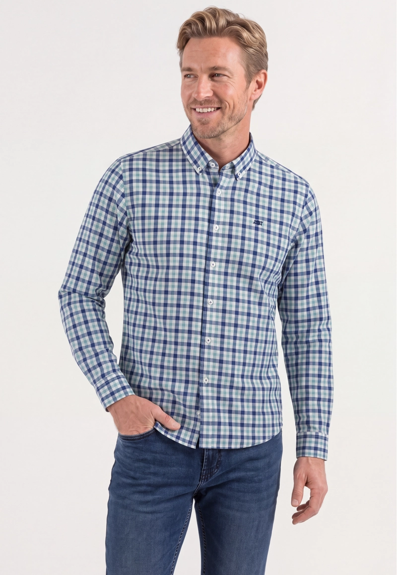 CAMISA TALENCE AQUA Azul XL