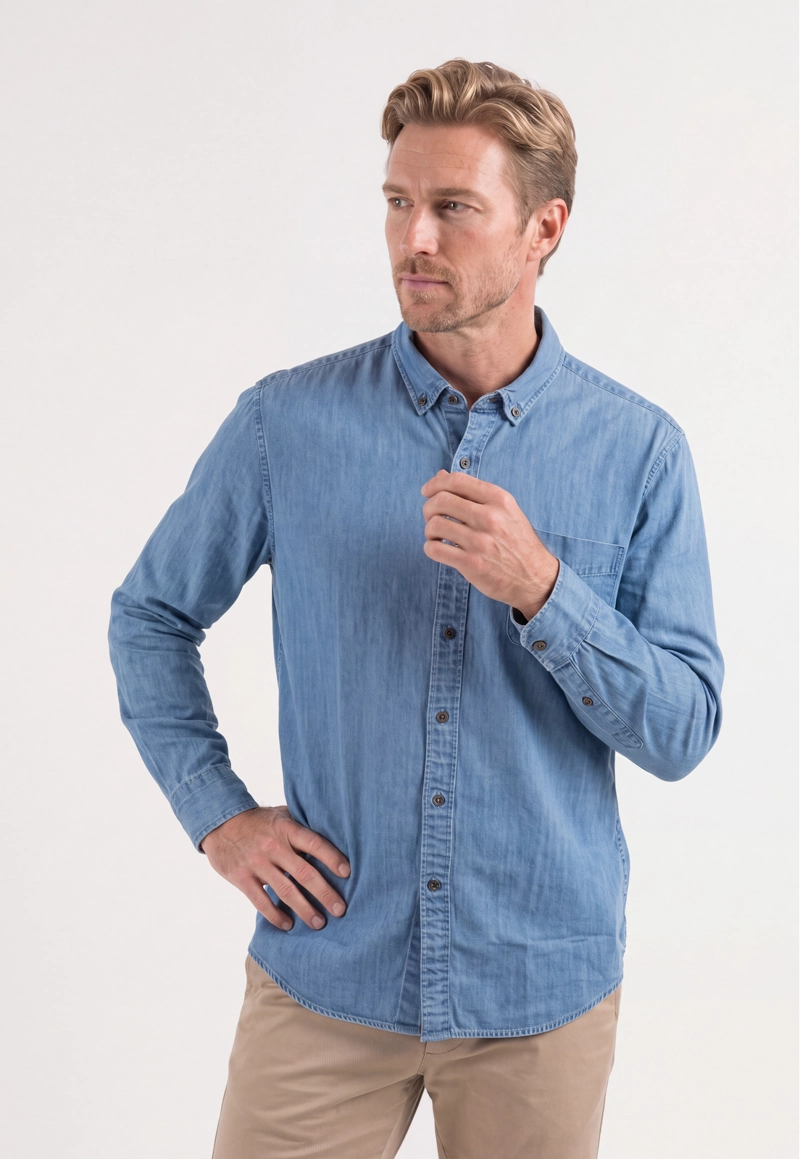 CAMISA BANBURRY LT. BLUE - 1