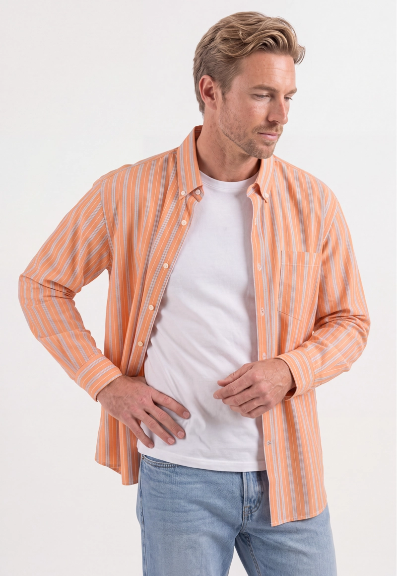CAMISA DINAN ORANGE - 1