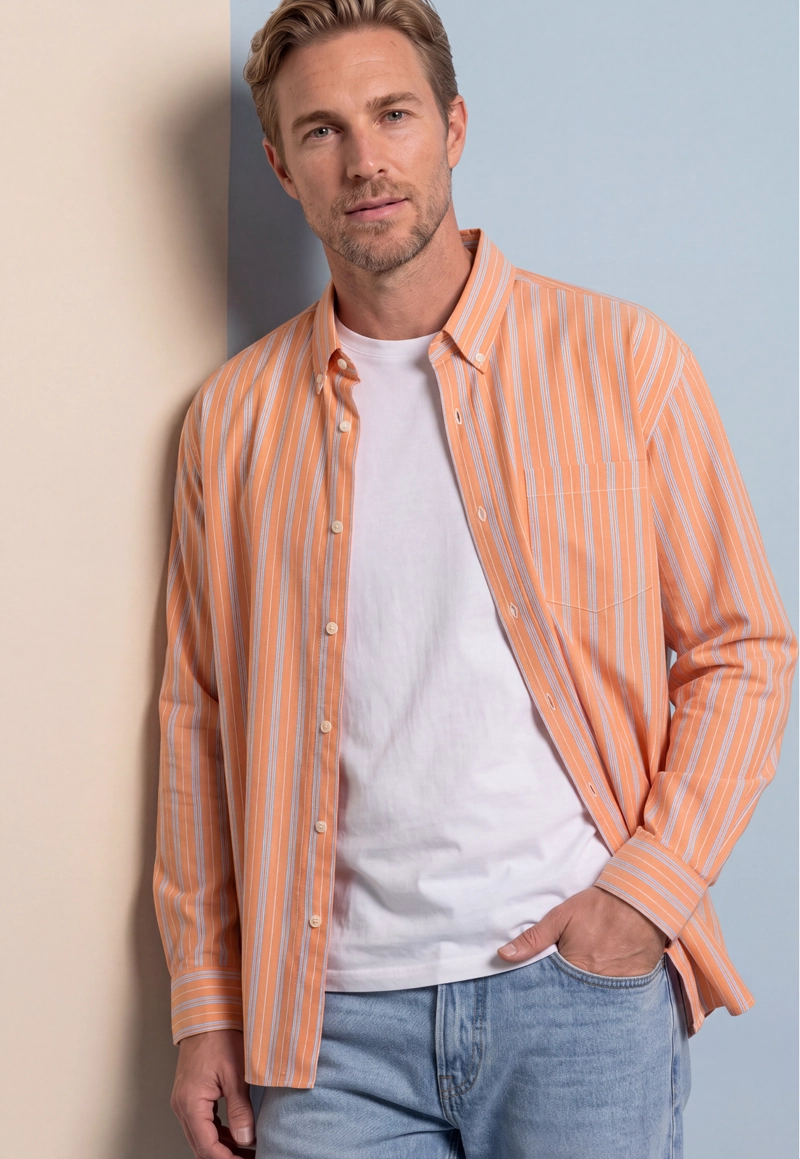 CAMISA DINAN ORANGE - 5