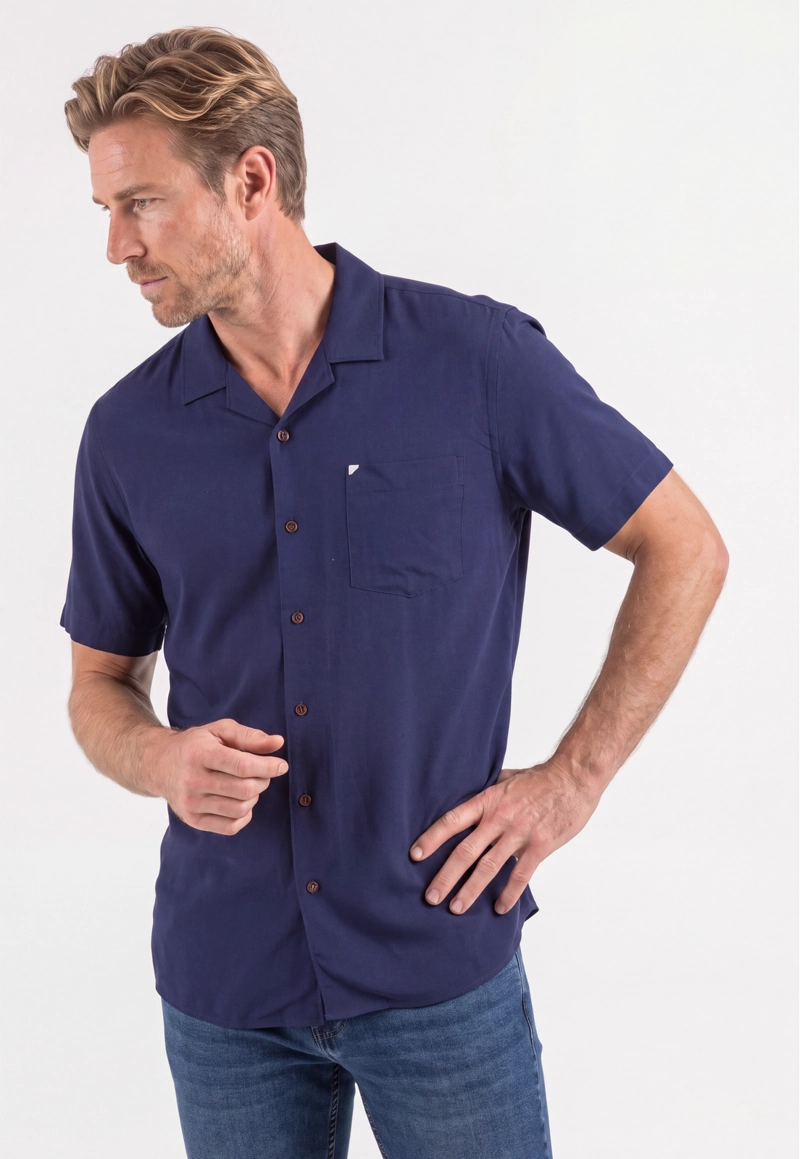 CAMISA KNOWSLEY NAVY - 1
