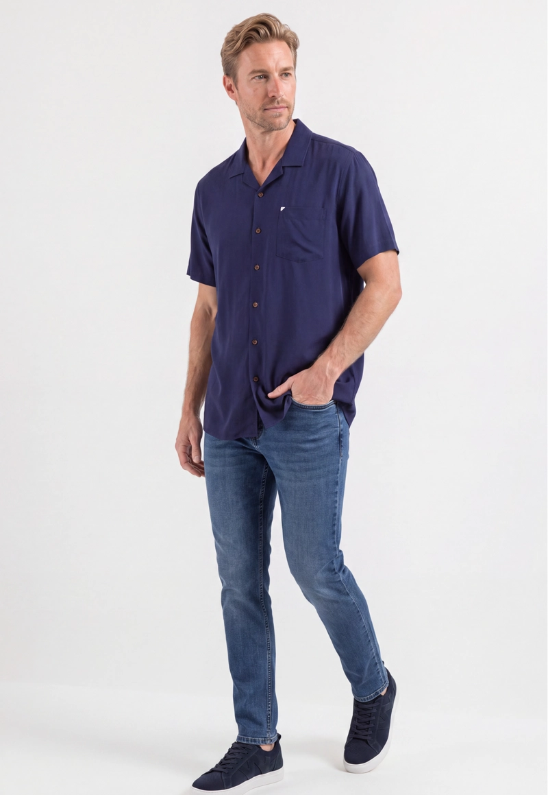 CAMISA KNOWSLEY NAVY - 2