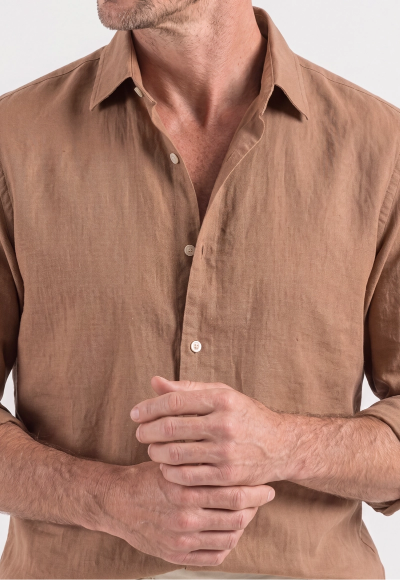 CAMISA SEILLANS TOASTED - 4