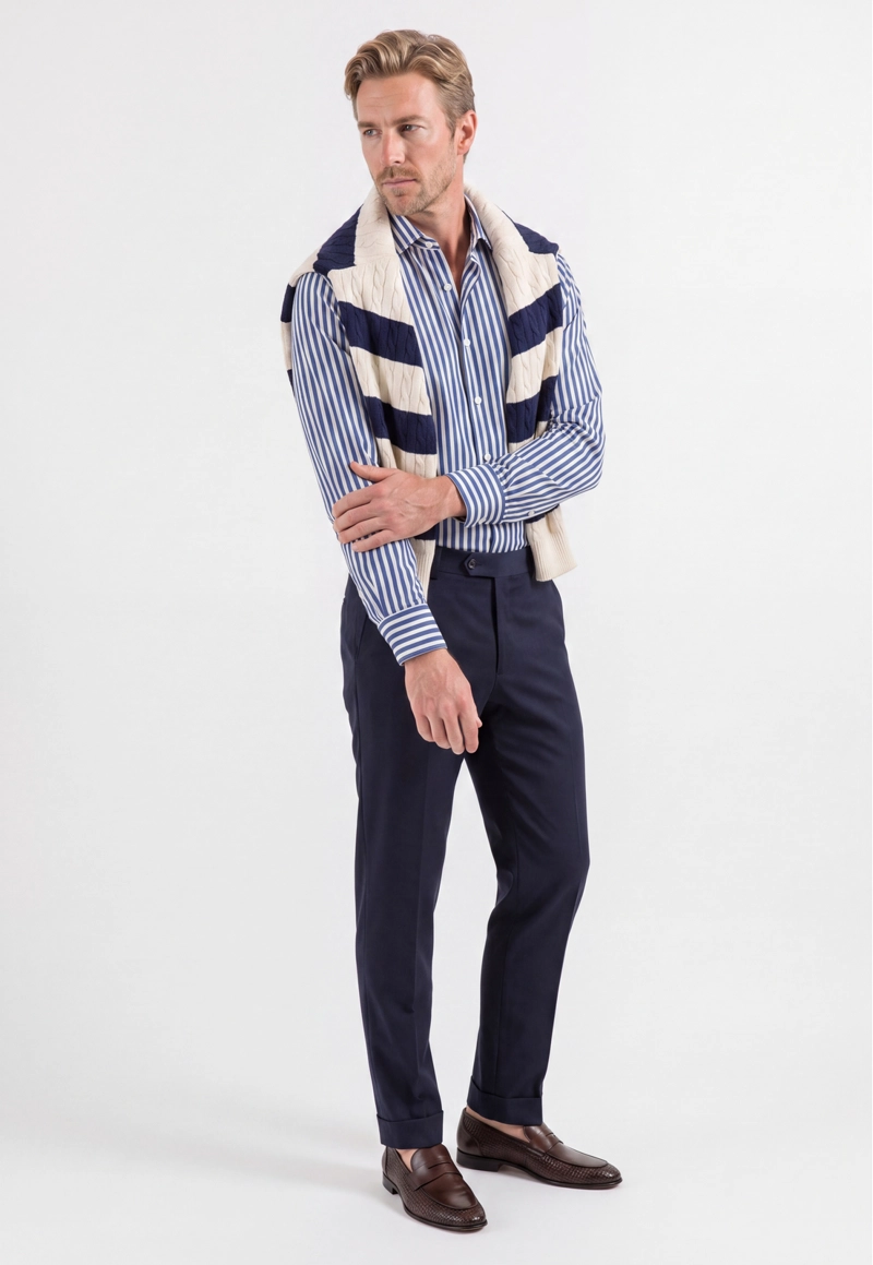 CAMISA BIARRITZ NAVY - 2