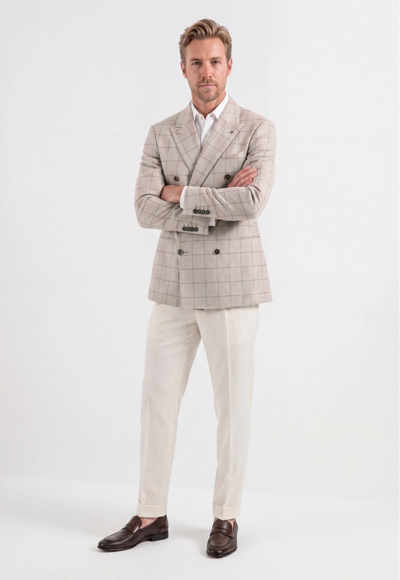 PANTALON BIARRITZ ECRU - 2