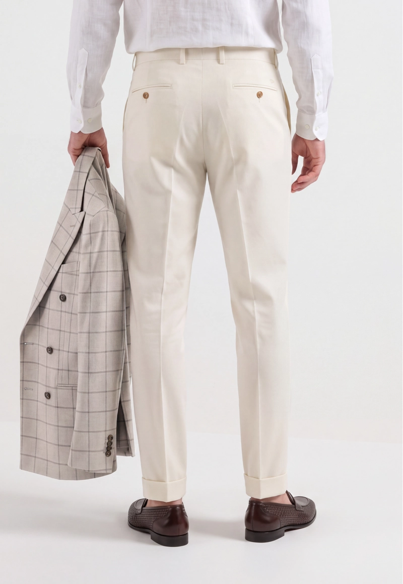 PANTALON BIARRITZ ECRU - 3