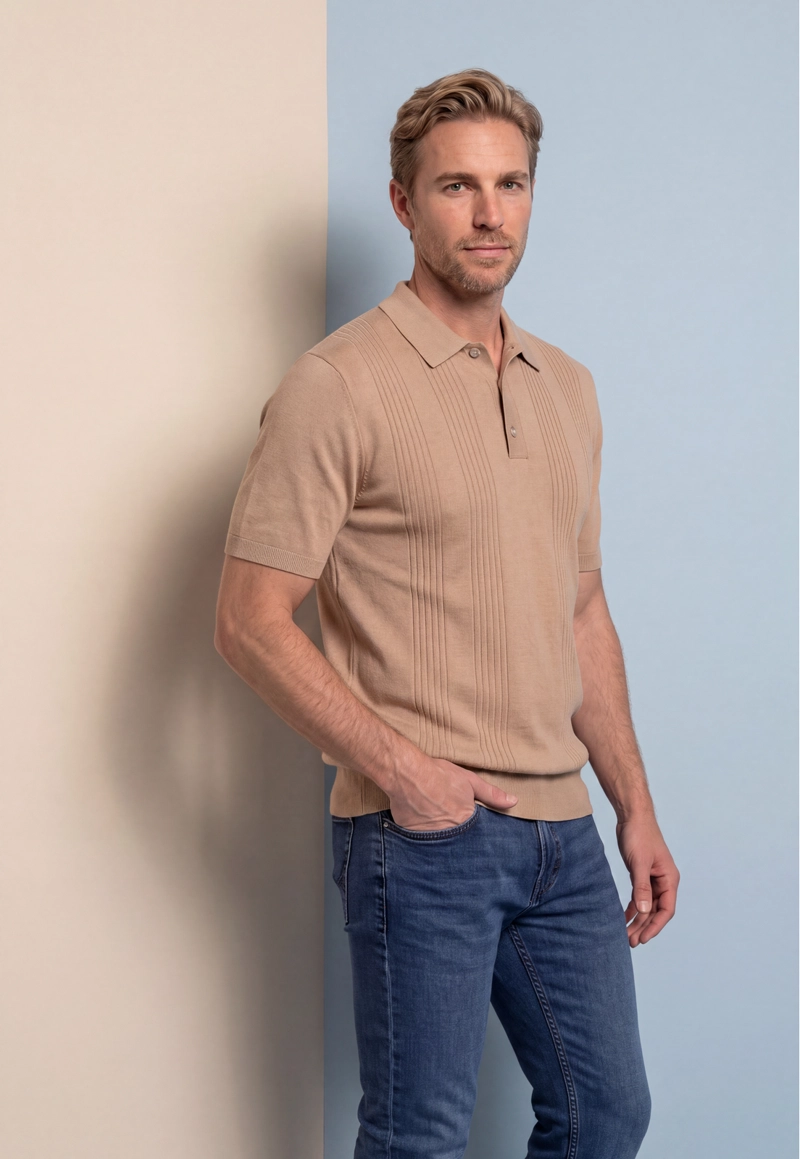 POLO DRANCY TAUPE - 5