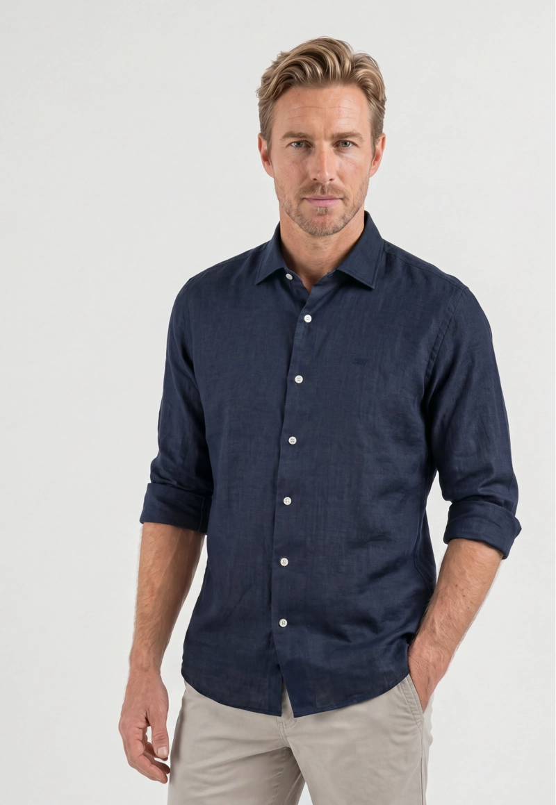 CAMISA LEICESTER NAVY - 1
