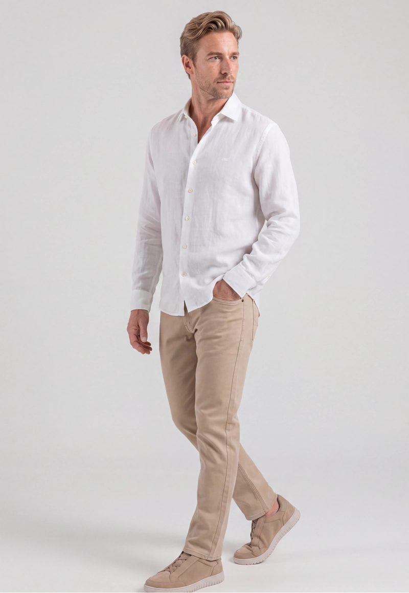 CAMISA LEICESTER SLIM WHITE - 2