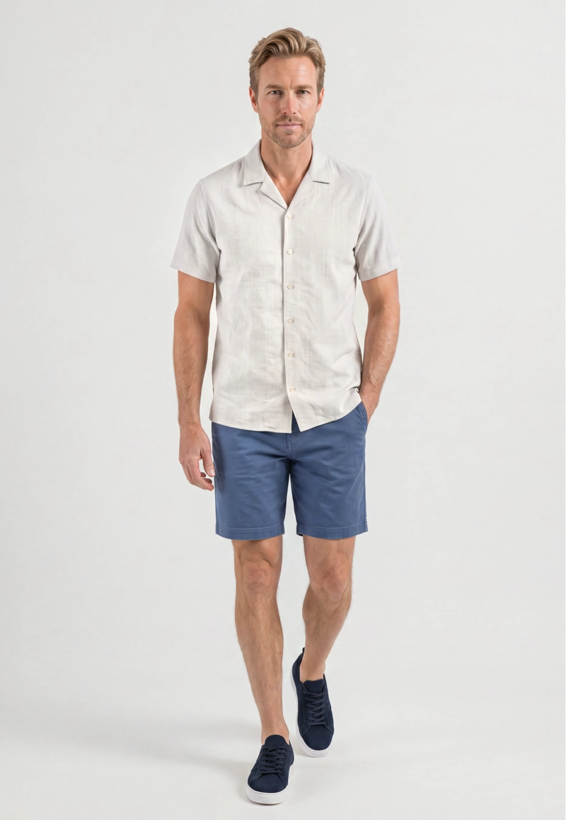 CAMISA E VIAN ECRU - 2
