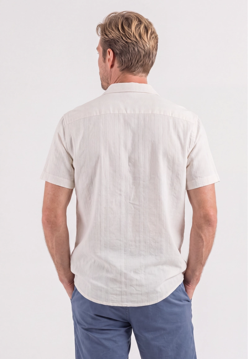CAMISA E VIAN ECRU - 3