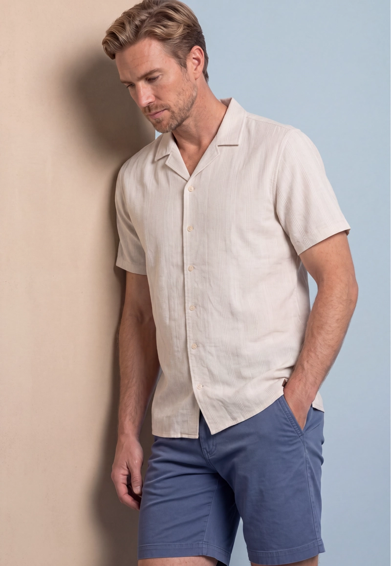CAMISA E VIAN ECRU - 5
