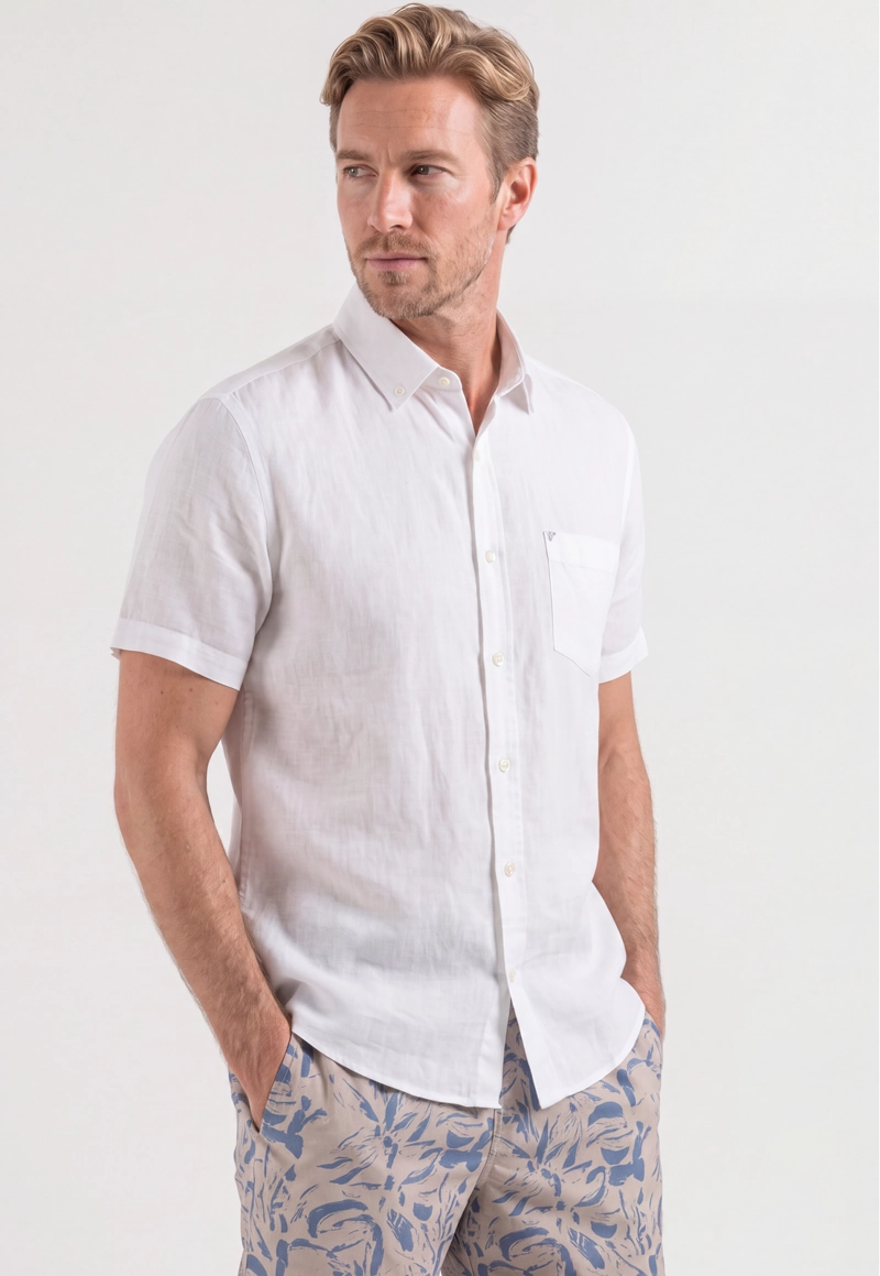 CAMISA COLCHESTER REGULAR WHITE - 1
