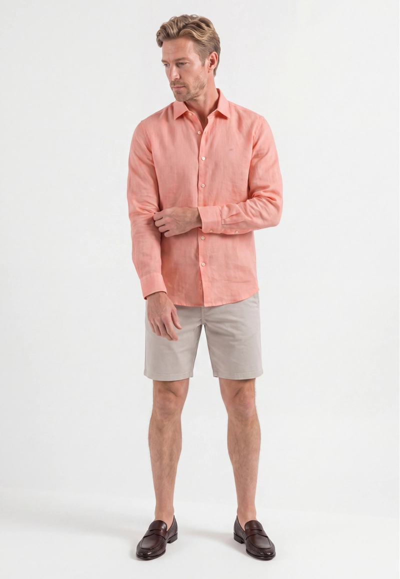 CAMISA LEICESTER ORANGE - 2