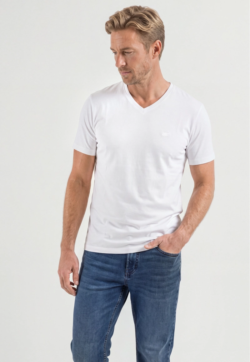 POLERA CLUNY WHITE Blanco XL
