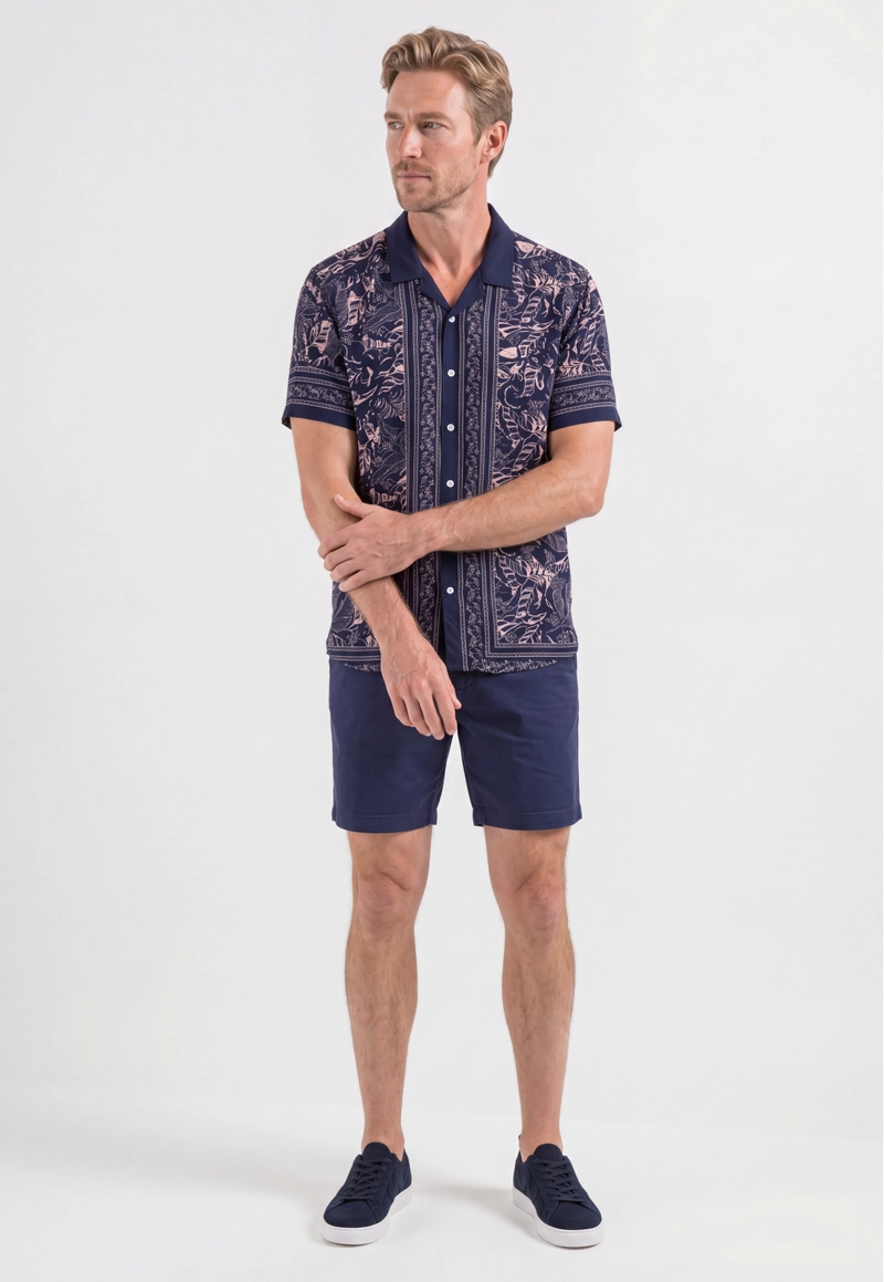 CAMISA BELFORT NAVY - 2