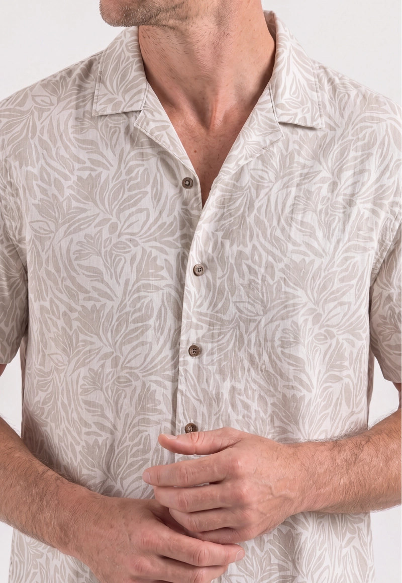 CAMISA LANGRES TAUPE - 4