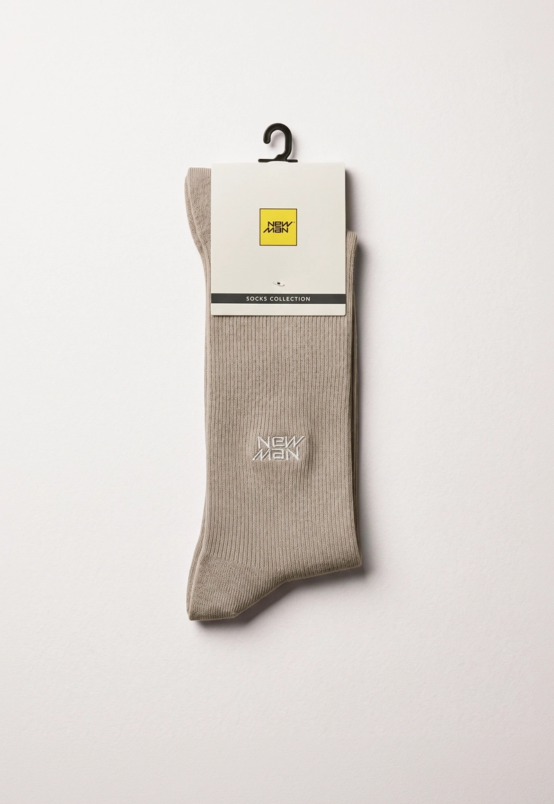 CALCETIN BASICO LEEDS TAUPE - 2