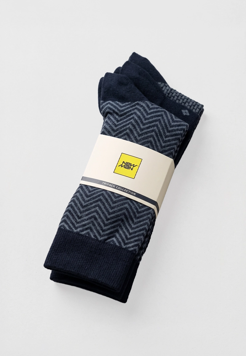 TRIPACK DERBY NAVY - 1