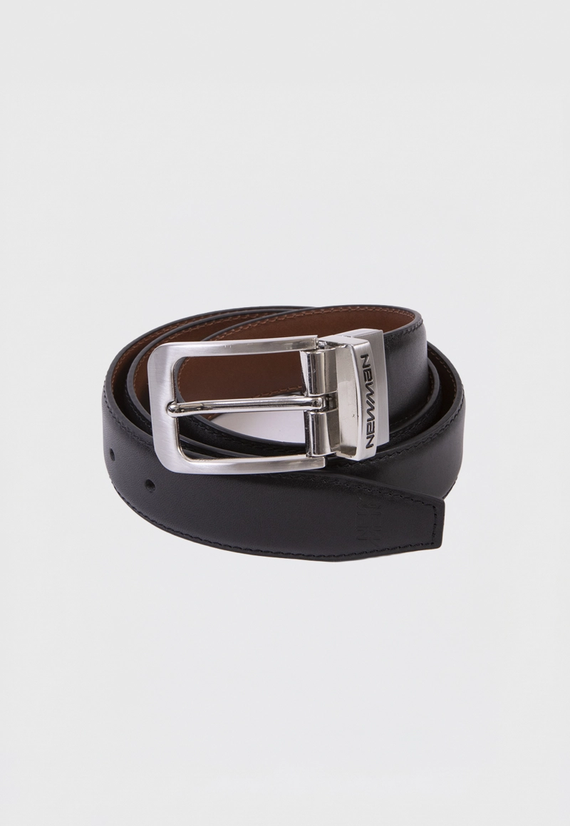 PACK CINTURON CUERO COSTA BLACK - 2