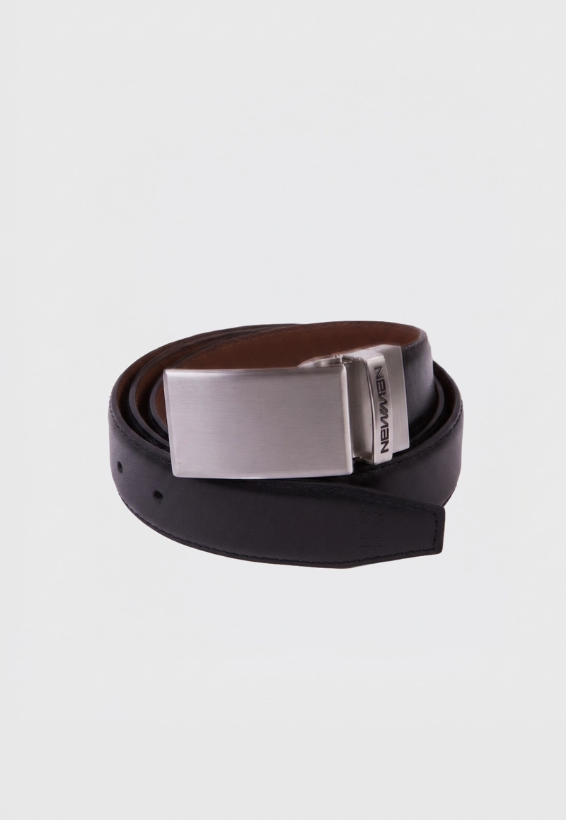PACK CINTURON CUERO COSTA BLACK - 3