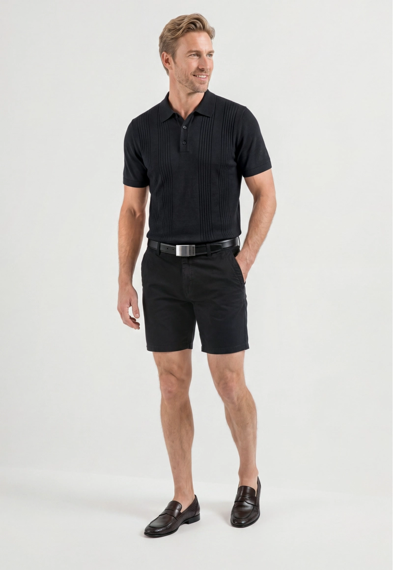 PACK CINTURON CUERO COSTA BLACK - 5