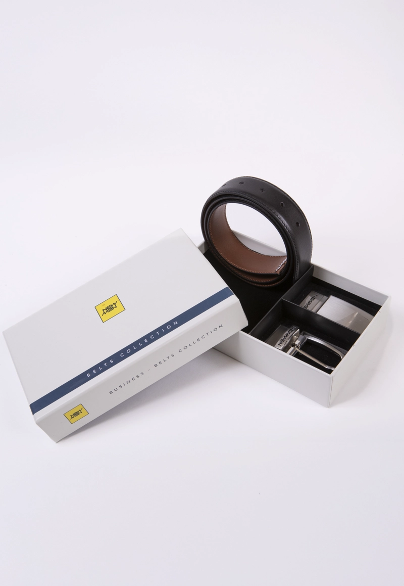 PACK CINTURON CUERO COSTA BLACK - 6
