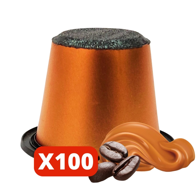 CAFÉ CARAMEL TOFFEE 100 CÁPSULAS NESPRESSO COMPATIBLES - 1