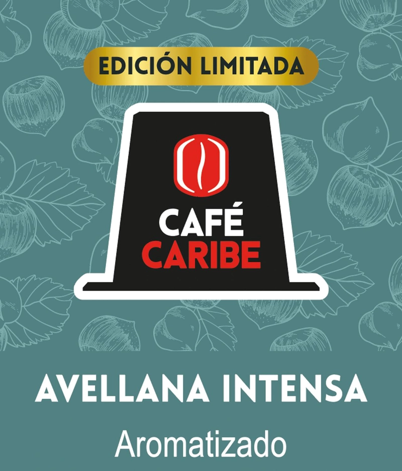 CAFÉ AVELLANA CAFE CARIBE CAJA 100 CAPSULAS INTENSA AROMATIZADO COMPATIBLES NESPRESSO - 4