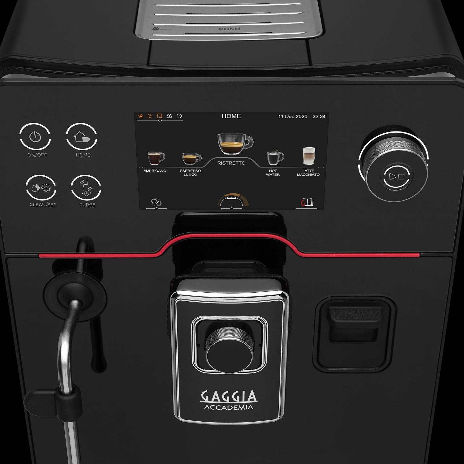 CAFETERA GAGGIA SUPER AUTOMÁTICA ACCADEMIA GLASS - 6