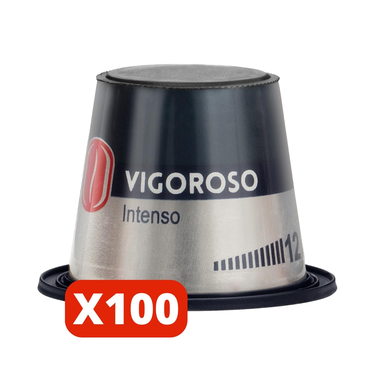 CAFE VIGOROSO INTENSO 100 CAPSULAS NESPRESSO COMPATIBLES - 1