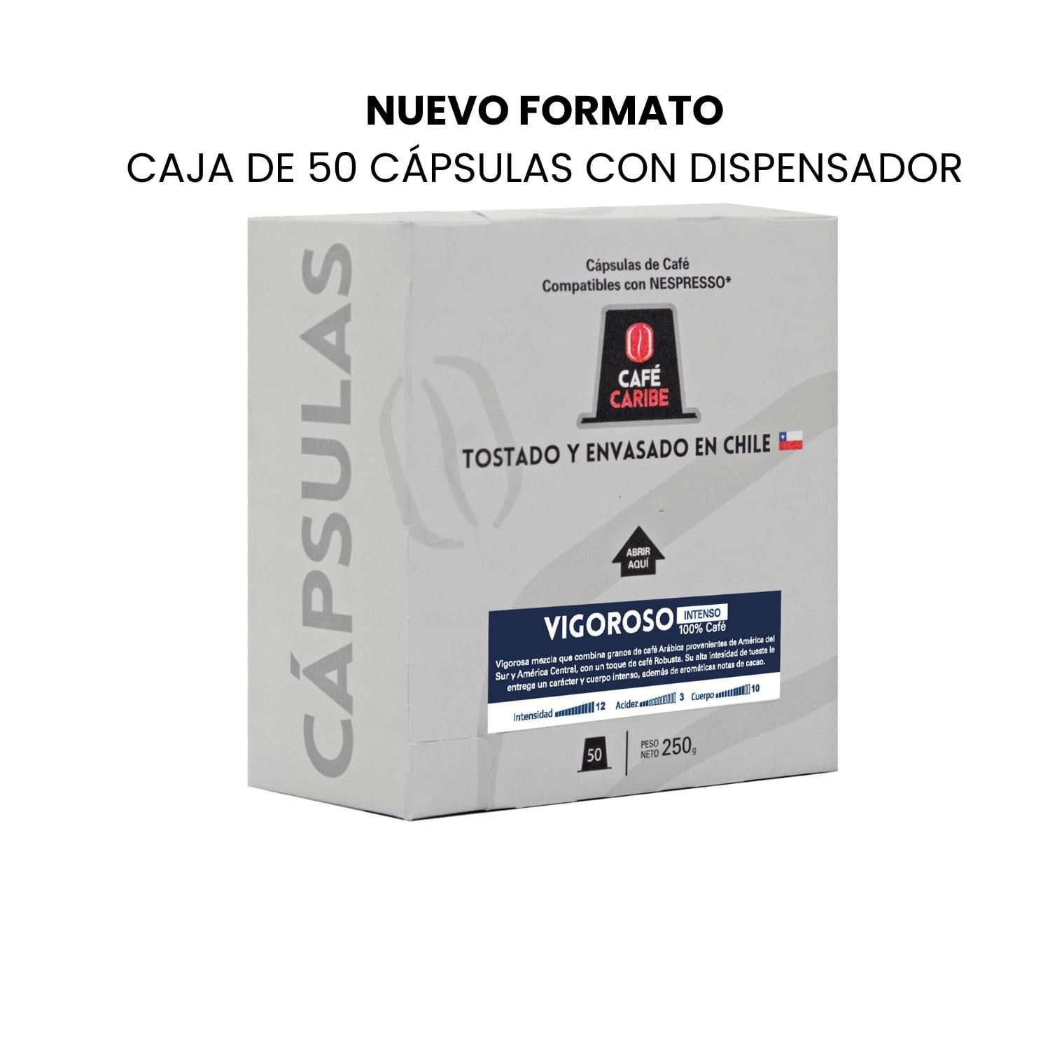 CAFE VIGOROSO INTENSO 100 CAPSULAS NESPRESSO COMPATIBLES - 2