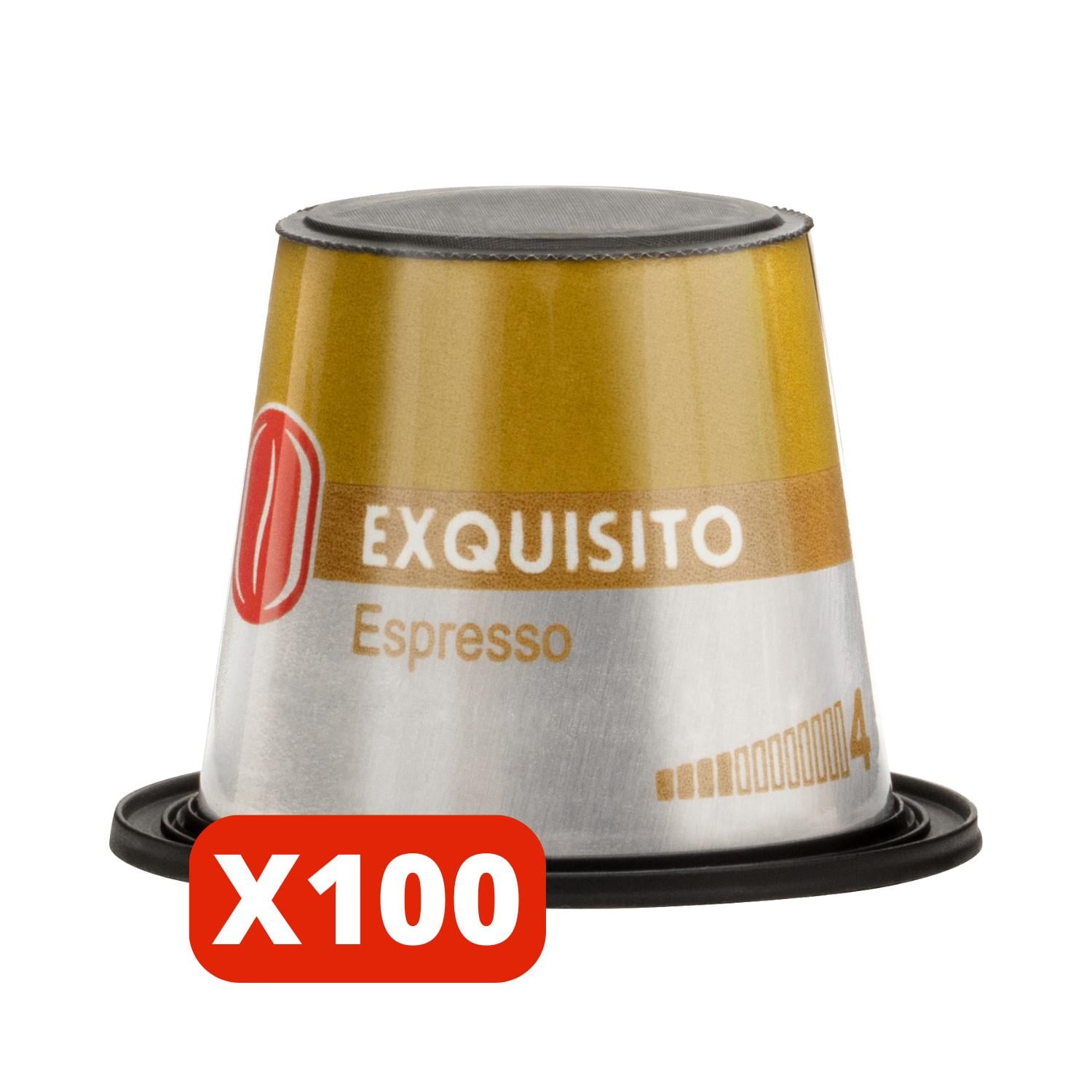CAFE EXQUISITO ESPRESSO 100 CAPSULAS COMPATIBLES - 1