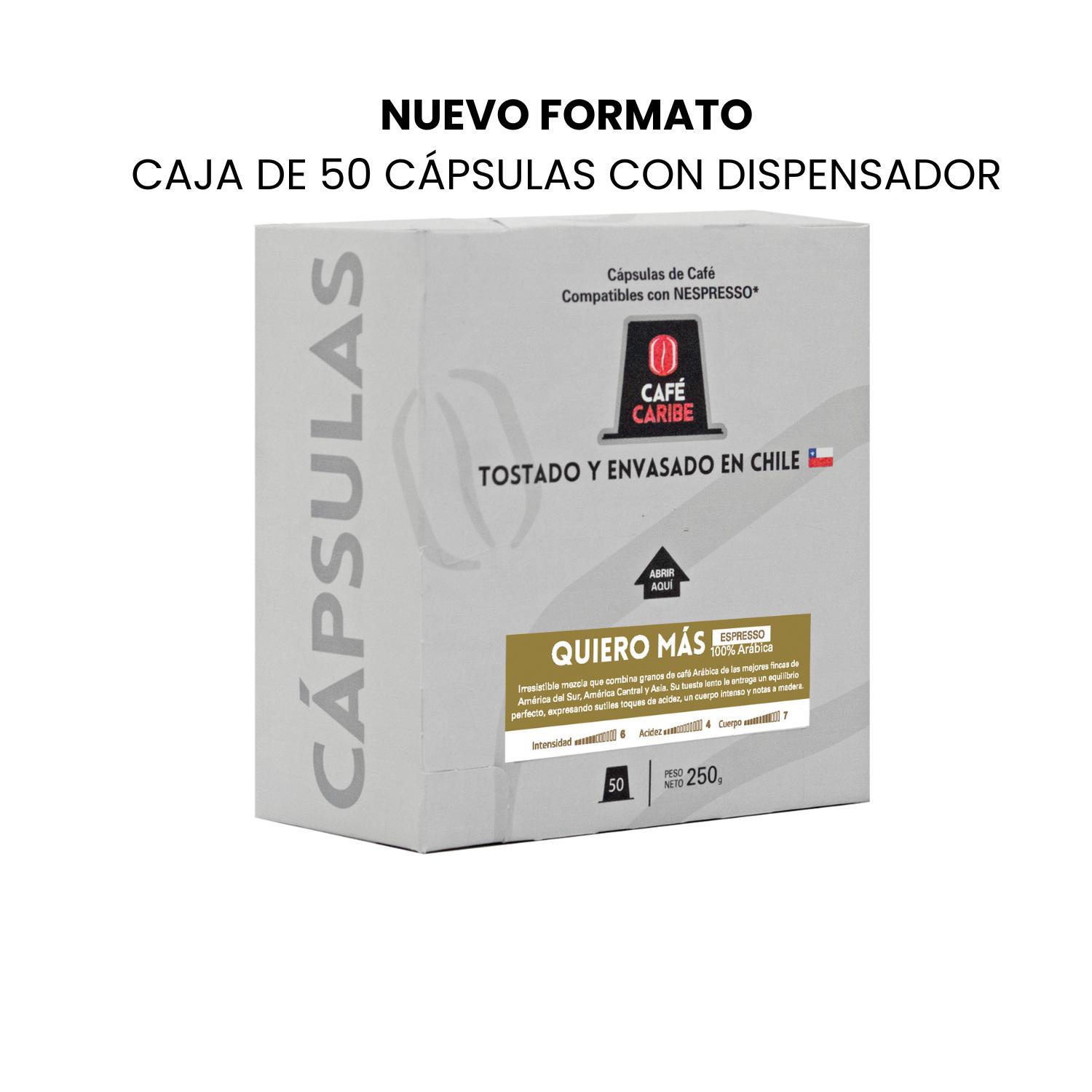 CAFE QUIERO MAS ESPRESSO 100 CAPSULAS COMPATIBLES - 3