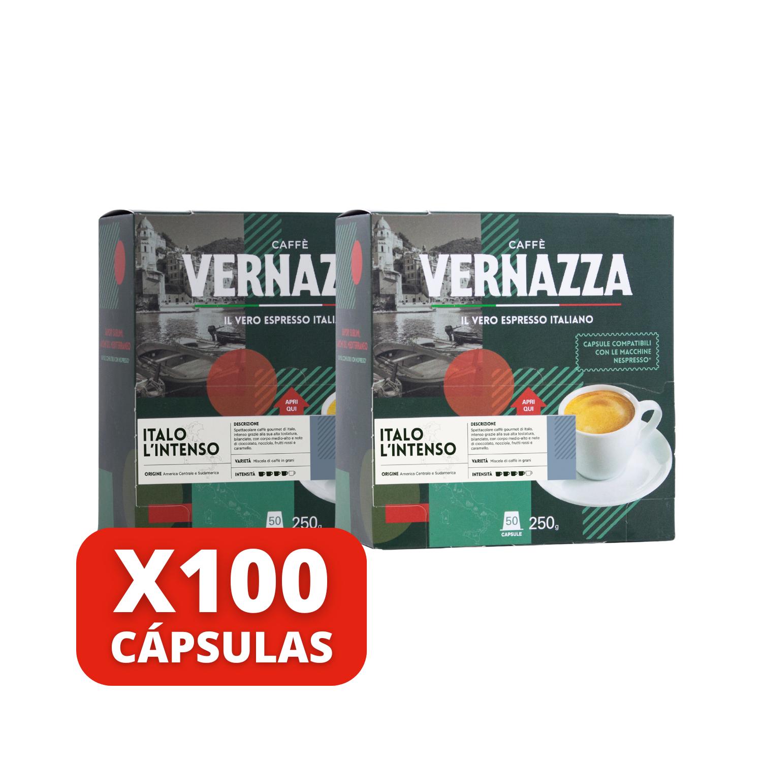 CAFE ITALO L'INTENSO - 100 CAPSULAS NESPRESSO COMPATIBLES - 1