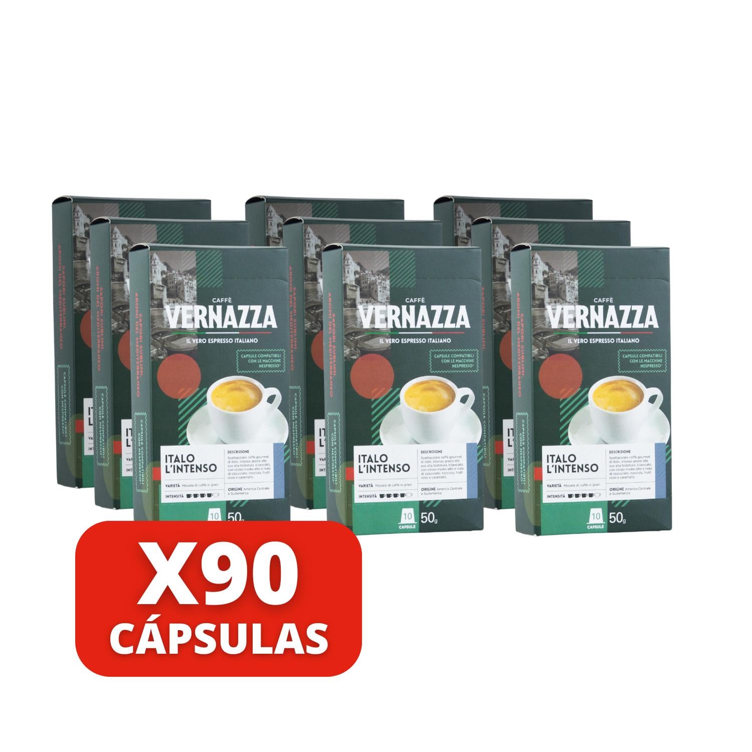 EN COLOR CAFE ITALO L'INTENSO 90 CÁPSULAS NESPRESSO COMPATIBLES - 1