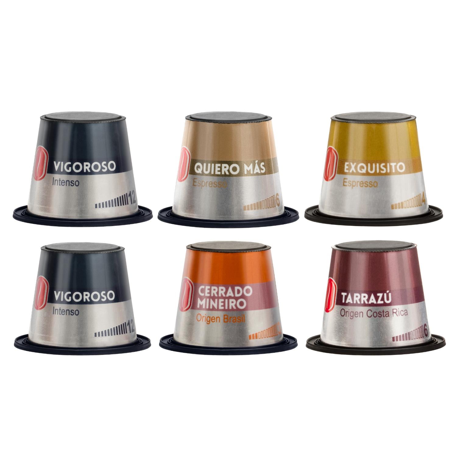 MIX CAFEINA - 60 CAPSULAS NESPRESSO COMPATIBLES - 1