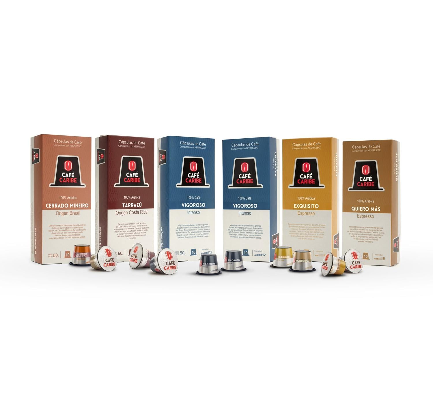 MIX CAFEINA - 60 CAPSULAS NESPRESSO COMPATIBLES - 2