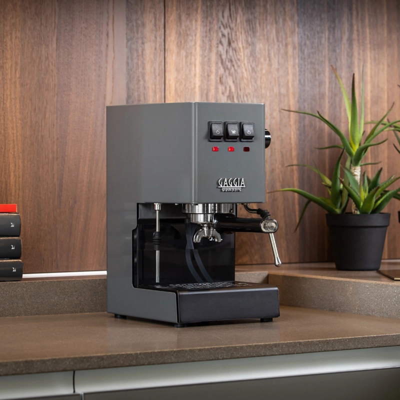 CAFETERA ESPRESSO GAGGIA CLASSIC PRO E24 COLOR VIBES - GRIS - 4