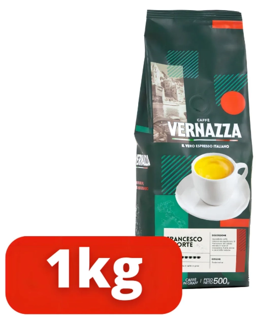 CAFFÈ VERNAZZA FRANCESCO IL FORTE  1 KILO EN GRANO - 2