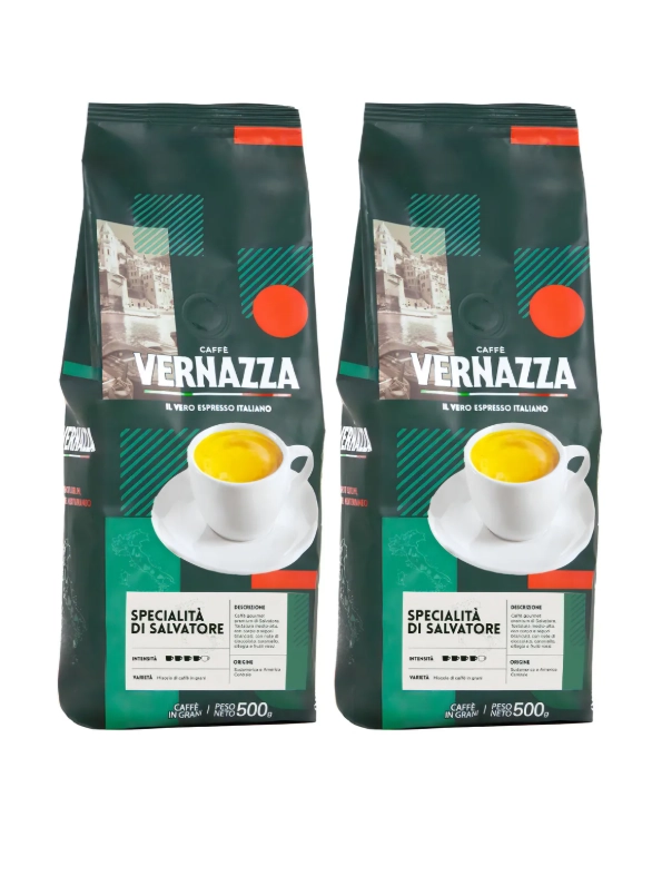 CAFFÈ VERNAZZA SPECIALITA DI SALVATORE 1 KILO EN GRANO - 2