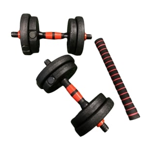 SET MANCUERNAS HOME 15 KG CON EXTENSOR - 1