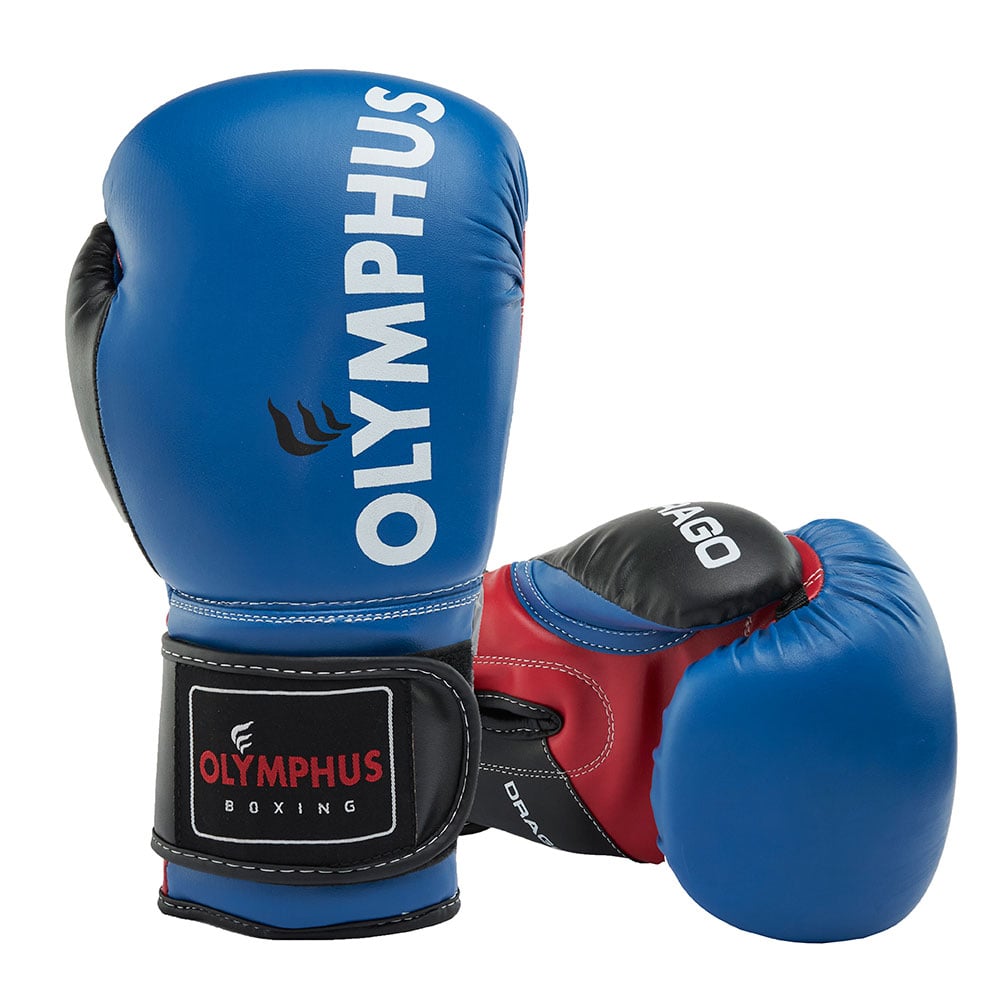 GUANTE BOX POLIURETANO OLYMPHUS DRAGO 10 ONZAS ROJO - 1
