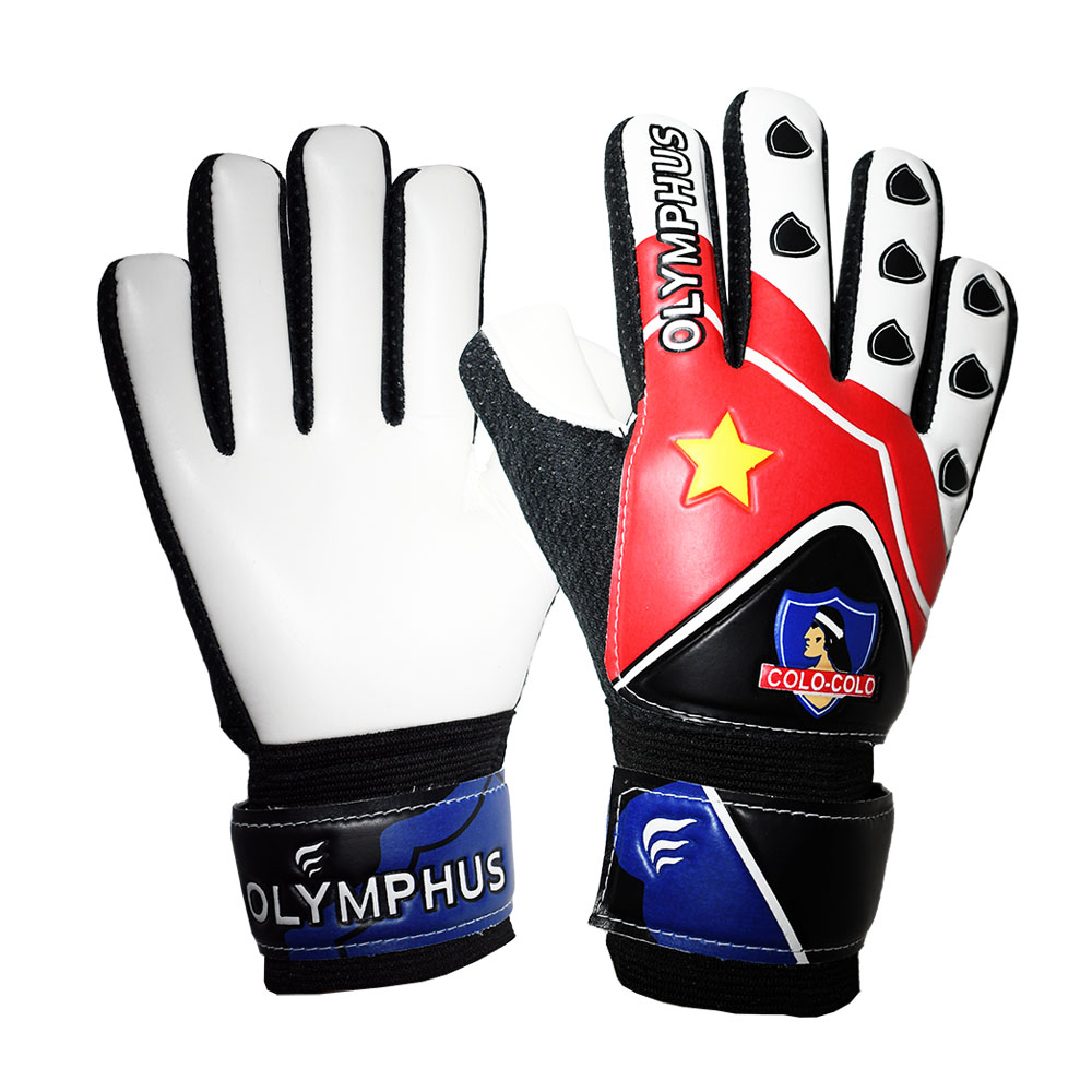 GUANTES FÚTBOL OLYMPHUS ARQUERO INFANTIL COLO COLO - 1