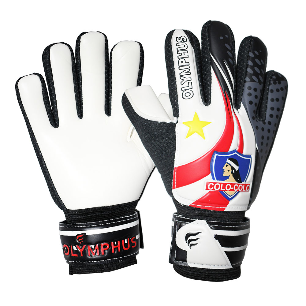 GUANTES FÚTBOL OLYMPHUS ARQUERO INFANTIL COLO COLO - 1
