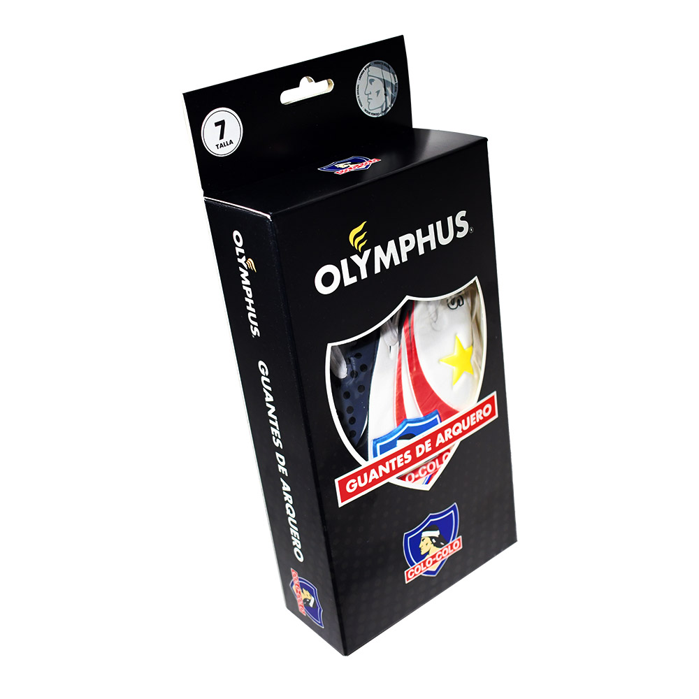 GUANTES FÚTBOL OLYMPHUS ARQUERO INFANTIL COLO COLO - 2